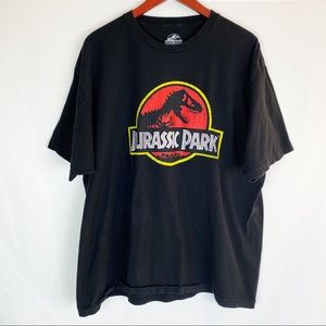 Jurassic Park Distressed T-Shirt Tee Size 2XL
